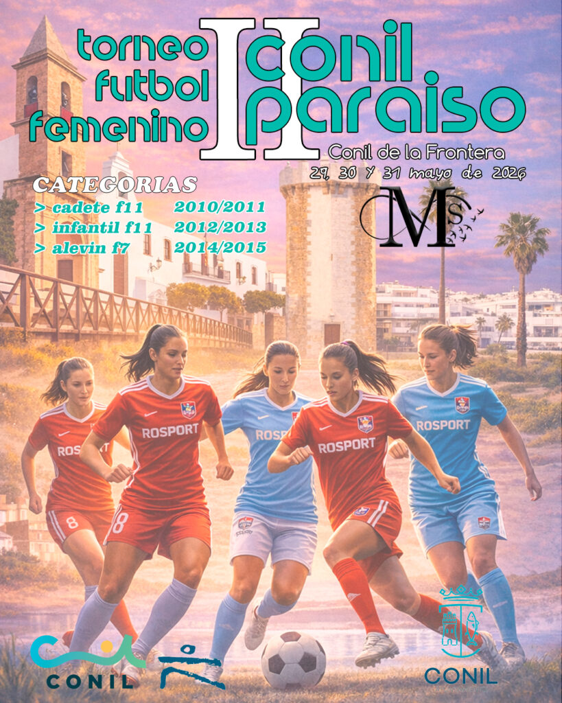 Cartel torneo Conil Paraíso