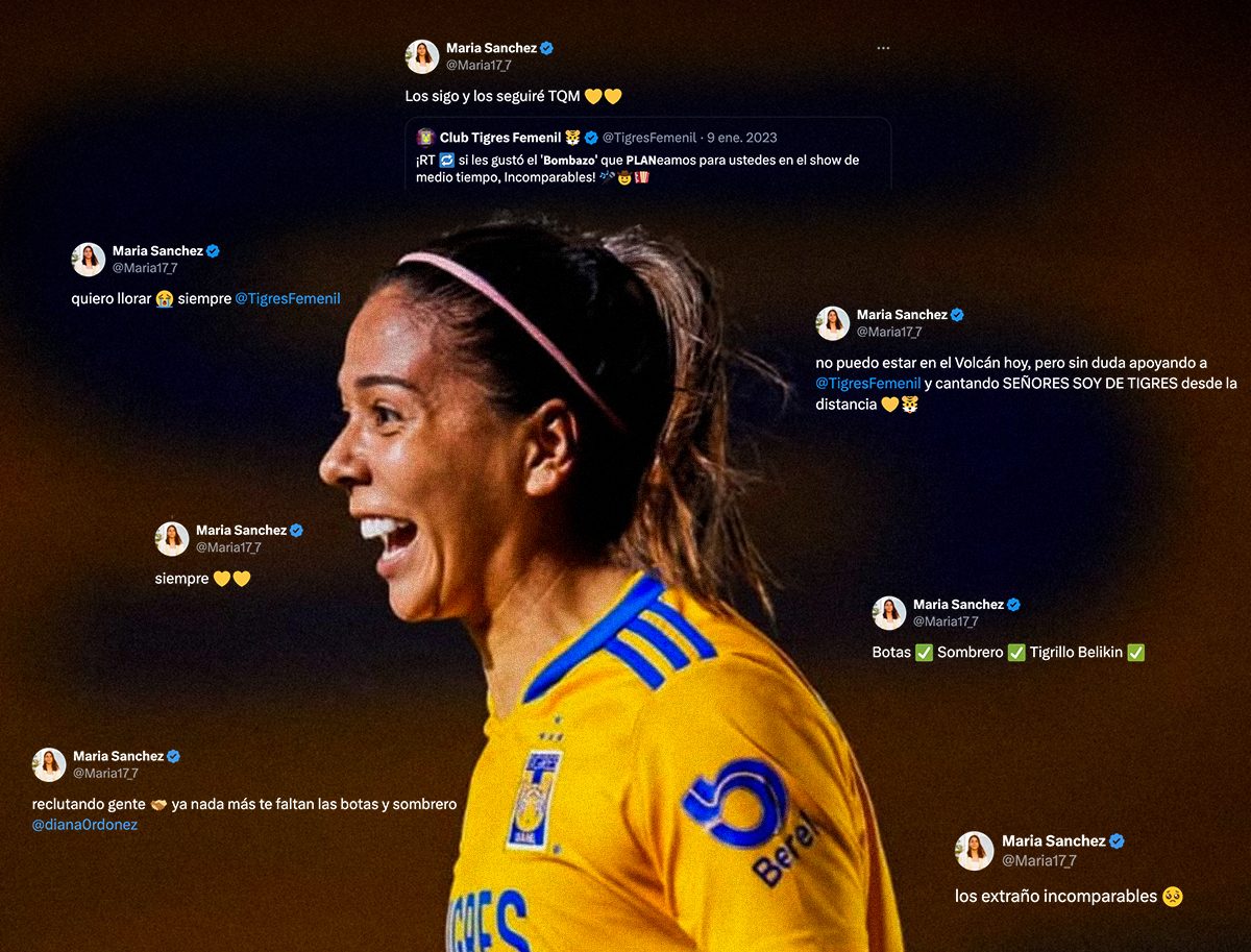María Sanchez vuelve a Tigres
