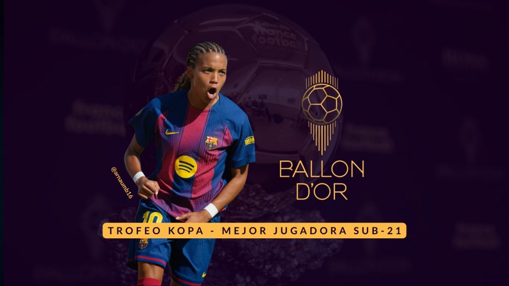 Balón de Oro - Trofeo Kopa - Mejor jugadora joven sub-21