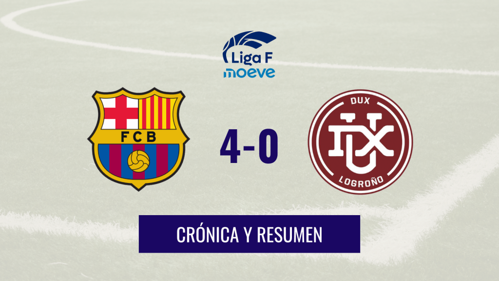 Crónica y resumen FC Barcelona 4-0 DUX Logroño
