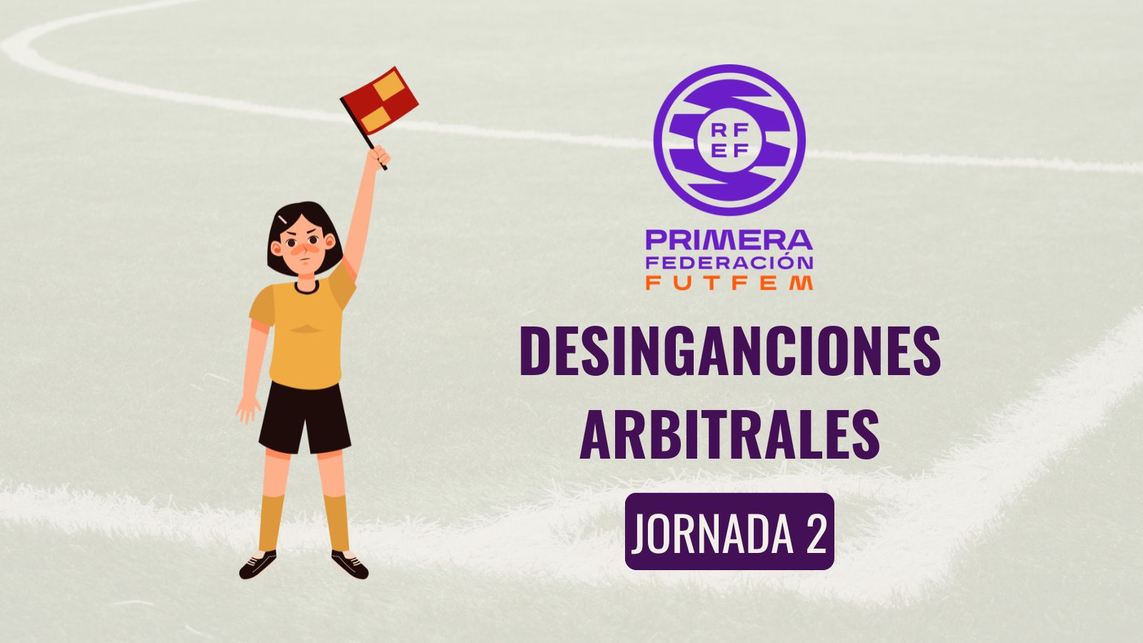 Designaciones arbitrales Primera RFEF jornada 2
