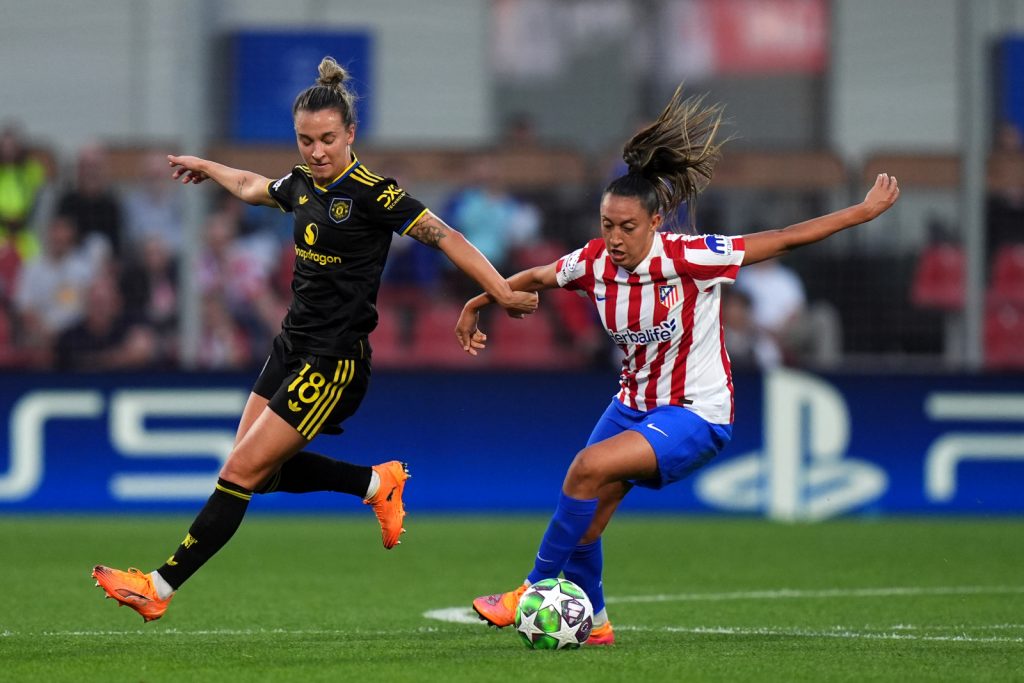 Fiamma y Zigiotti Olme Club Atletico de Madrid v Manchester United