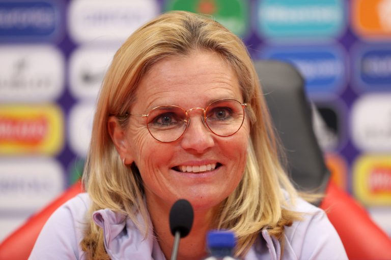Sarina Wiegman - Inglaterra - Press Conference And Training Session: Semi Final - UEFA Women's EURO 2022