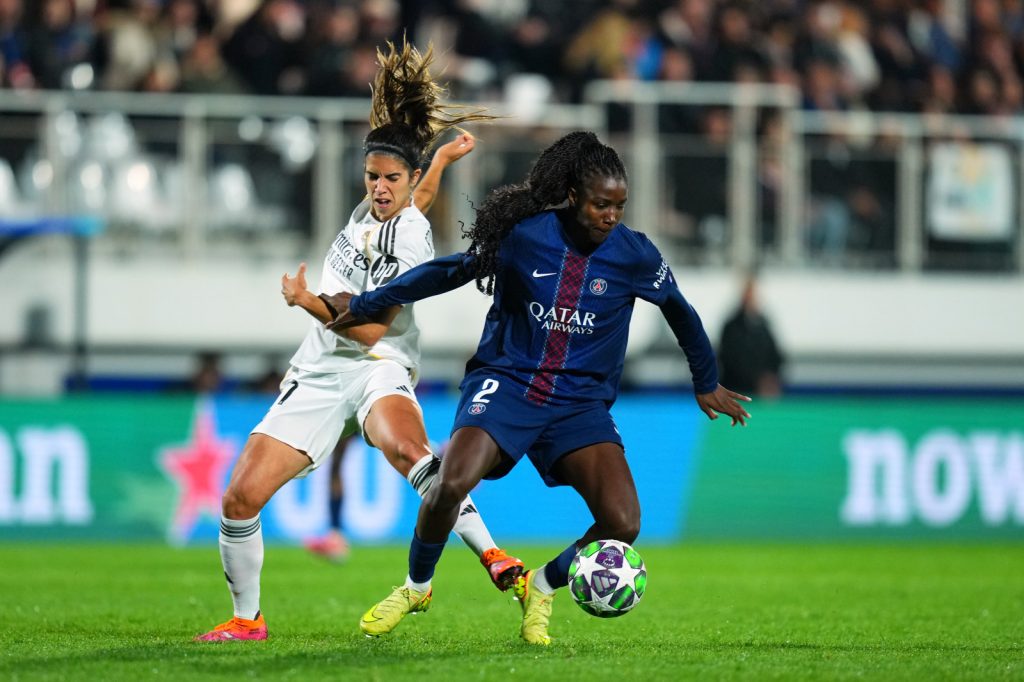 Alba Redondo y Samoura Paris Saint-Germain v Real Madrid CF - UEFA Women's Champions League 2025/26 League Phase MD2