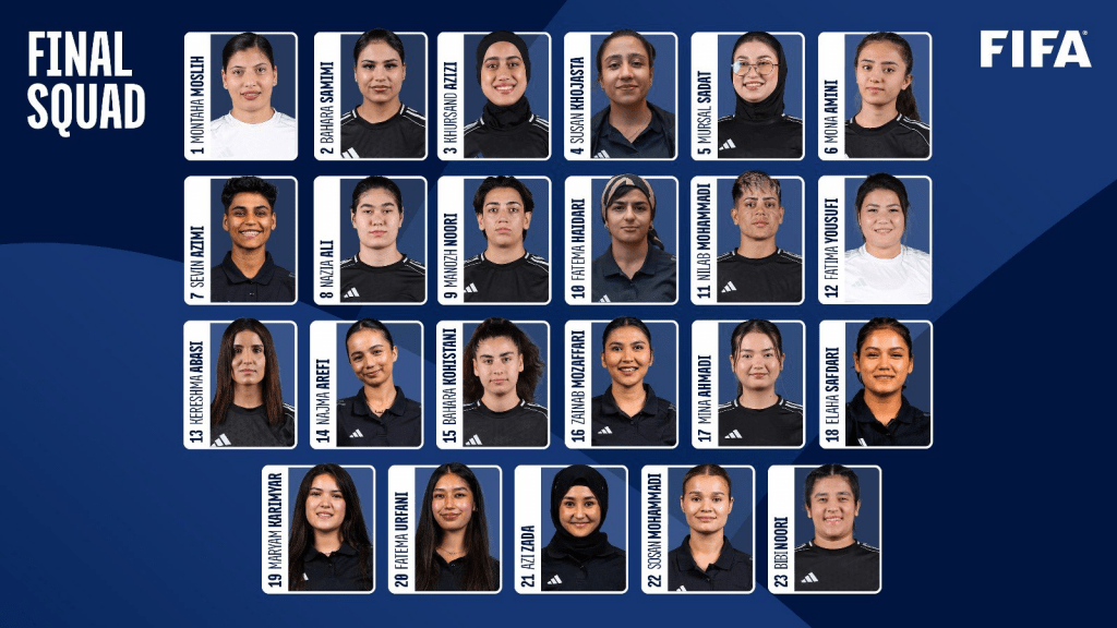 Afghan women’s refugee squad