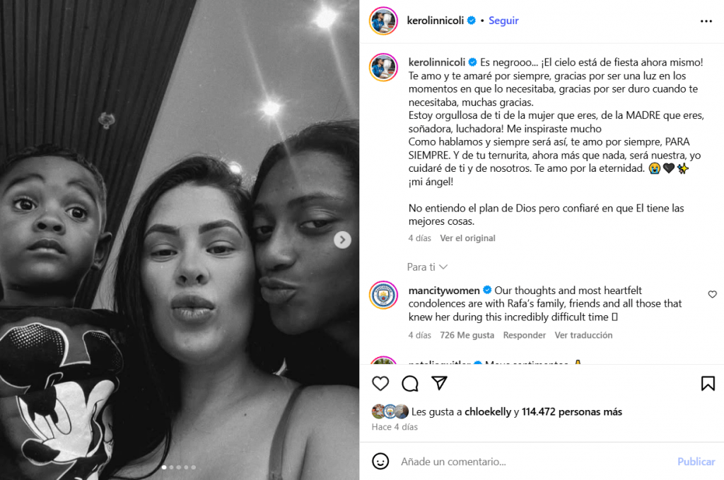 Despedida de Kerolin Nicoli a Rafaela Del Bianchi