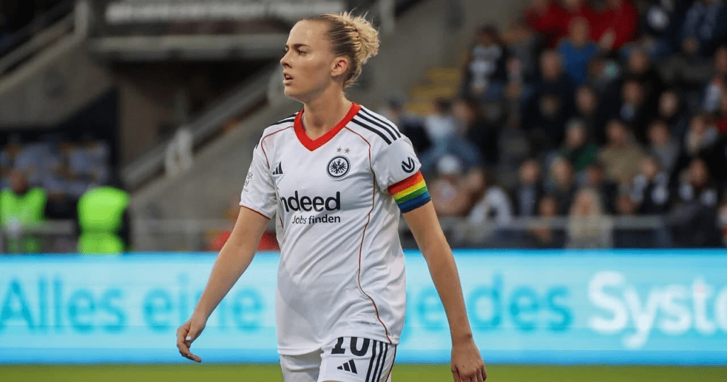 La futbolista alemana del Eintracht Frankfurt, Laura Freigang
