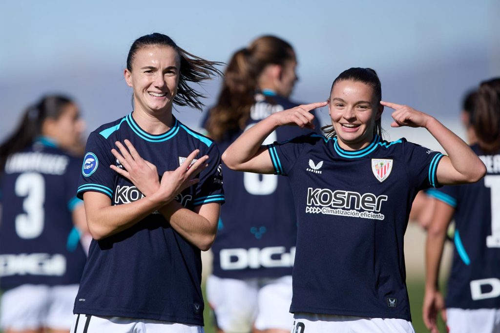 Ane Azkona y Sara Ortega Athletic Club