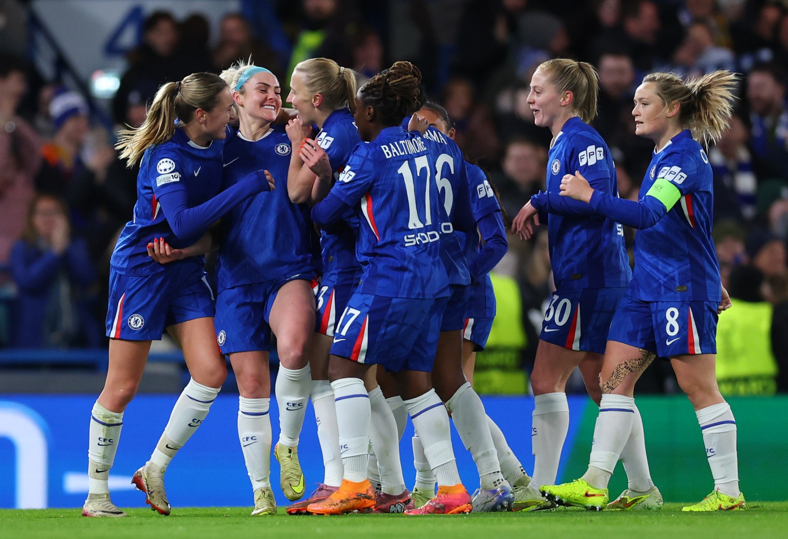 Crónica y resumen UWCL Chelsea 6-0 Roma: tormenta blue en Stamford ...