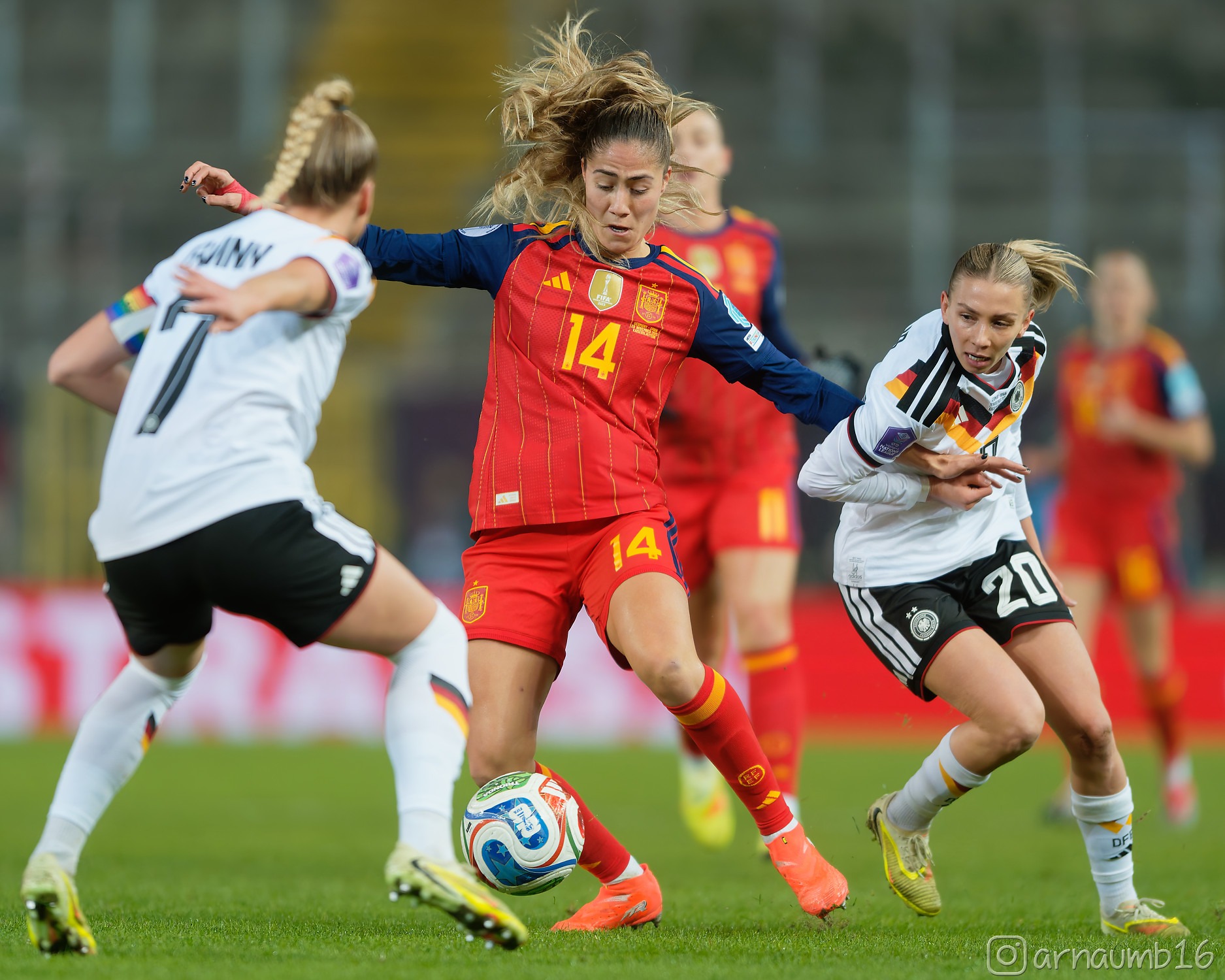 La jugadora de la Selección de España, Laia Aleixandri. Arnau Martínez