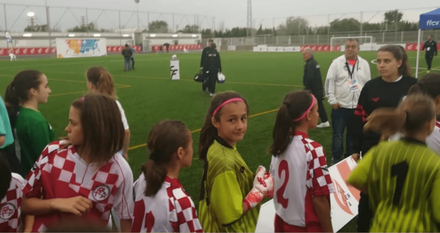 La niña que daba sus primeros pasos (Fuente: Alba Fuertes Instagram)