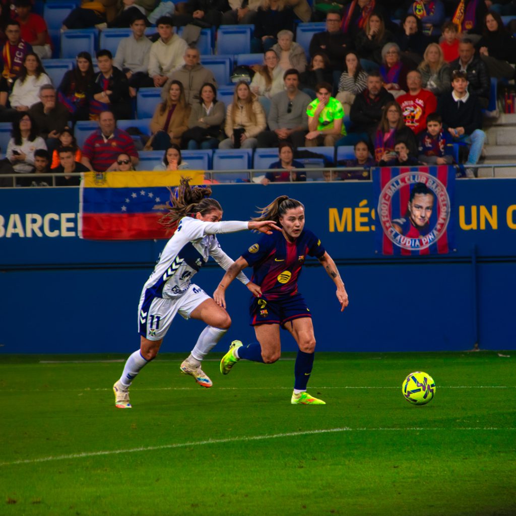 Claudia Pina y Aleksandra Zaremba FC Barcelona Tenerife