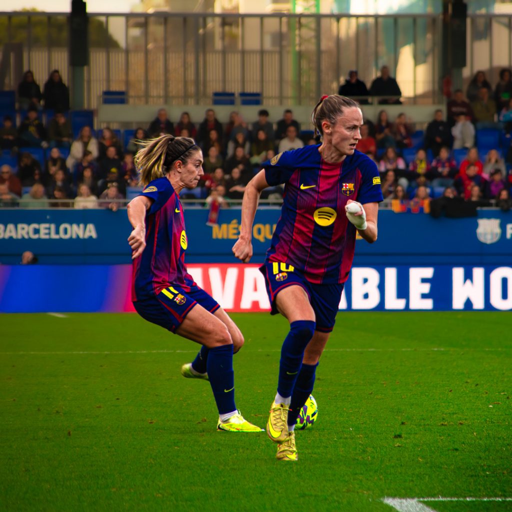 Alexia y Graham Hansen FC Barcelona