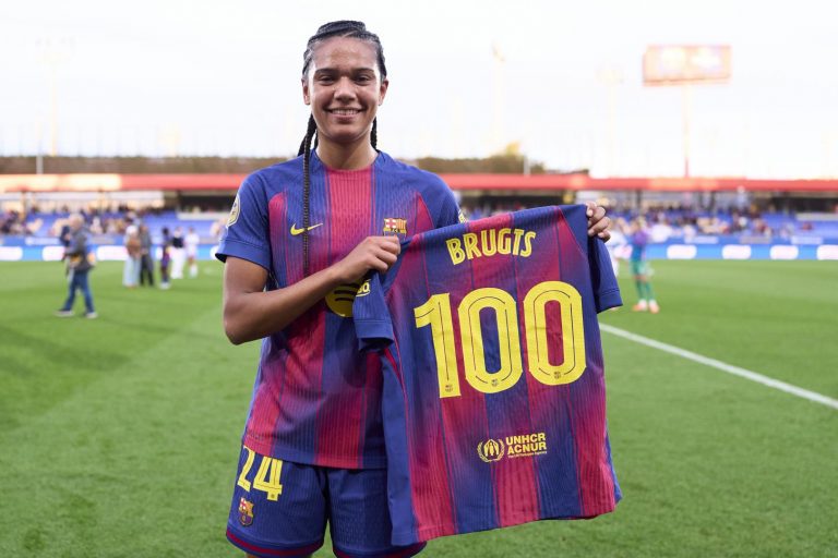 Esmee Brugts 100 partidos con el Barça