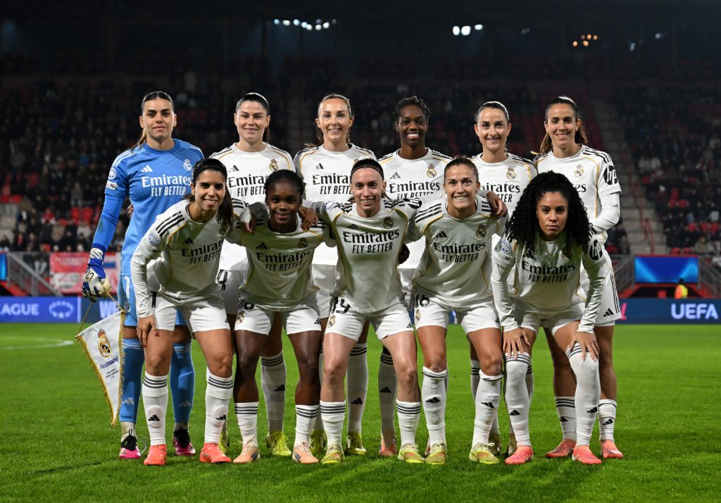 Once incial del Real Madrid CF en Twente - UEFA Women's Champions League 2025/26 League Phase MD6