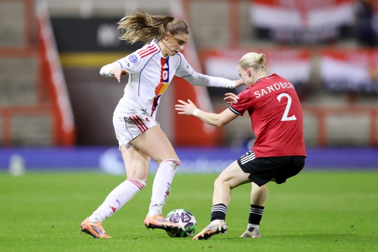 Anna Sandberg Manchester United Women v Jule Brand OL Lyonnes - UEFA Women's Champions League 2025/26 League Phase MD5