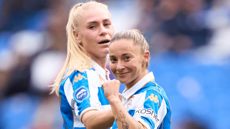 Déportivo Ainhoa Marín y Merle Barth Liga F