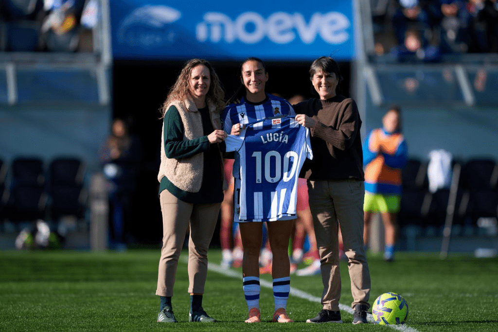 Lucía Rodríguez 100 partidos con la Real Sociedad