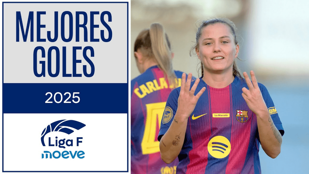 Los mejores goles de 2025 de Liga F Claudia Pina