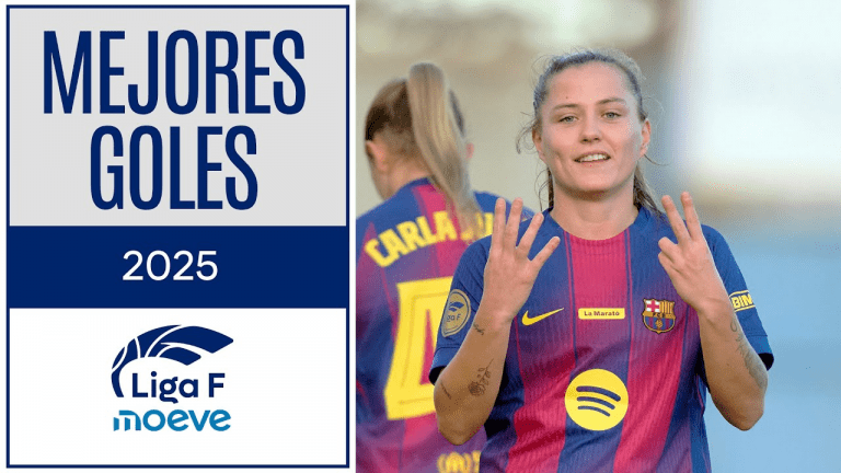 Los mejores goles de 2025 de Liga F Claudia Pina