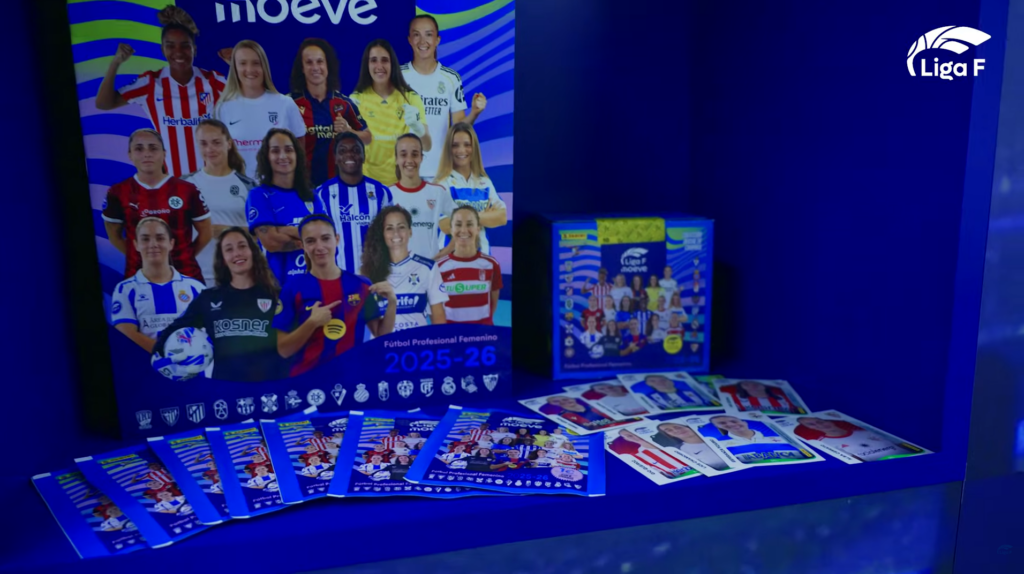 presentación del nuevo álbum de cromos PANINI de Liga F 25/26