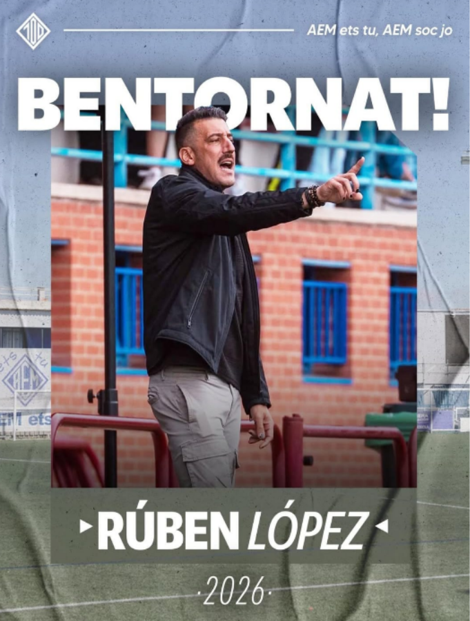 El AEM anuncia el regreso de Rubén López (Fuente: SE AEM F) 