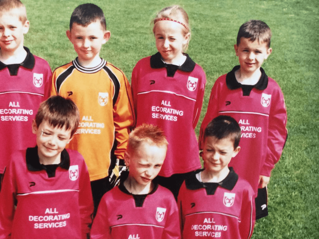 Leah Williamson en su primer equipo (Scots Youth) 