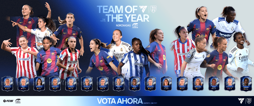 nominadas al Team of the Year de EA SPORTS