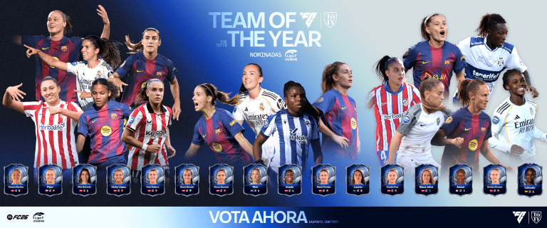 nominadas al Team of the Year de EA SPORTS