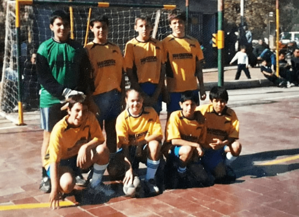 Estefanía Banini en sus inicios en Cementistas