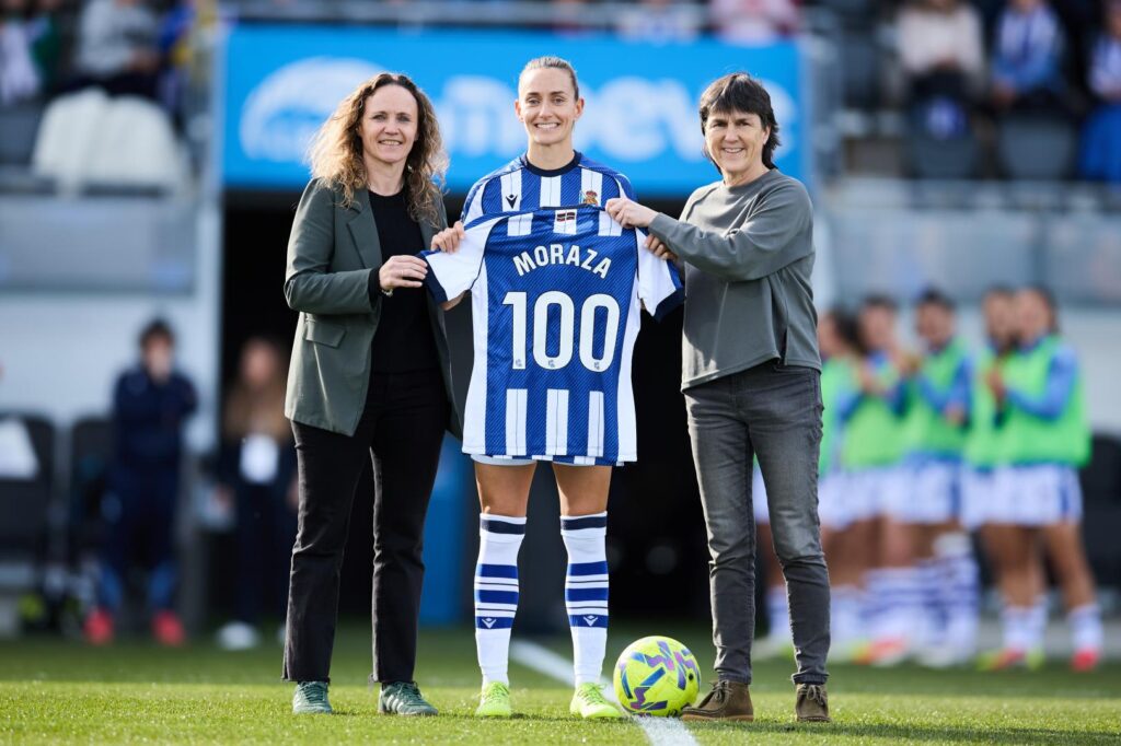 Ainhoa Moraza 100 partidos Real Sociedad