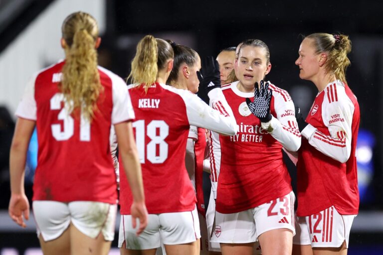 Alessia Russo celebra gol Arsenal Women FC - UEFA Women's Champions League 2025/26 KO play-offs Second Leg