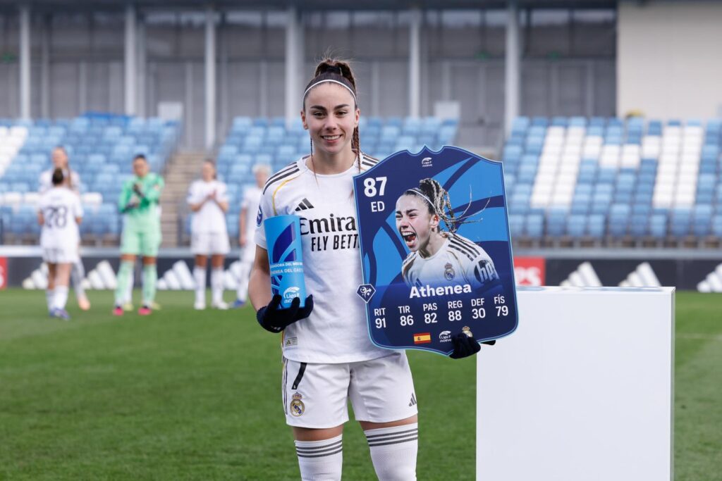 Athena jugadora POTM de enero Liga F