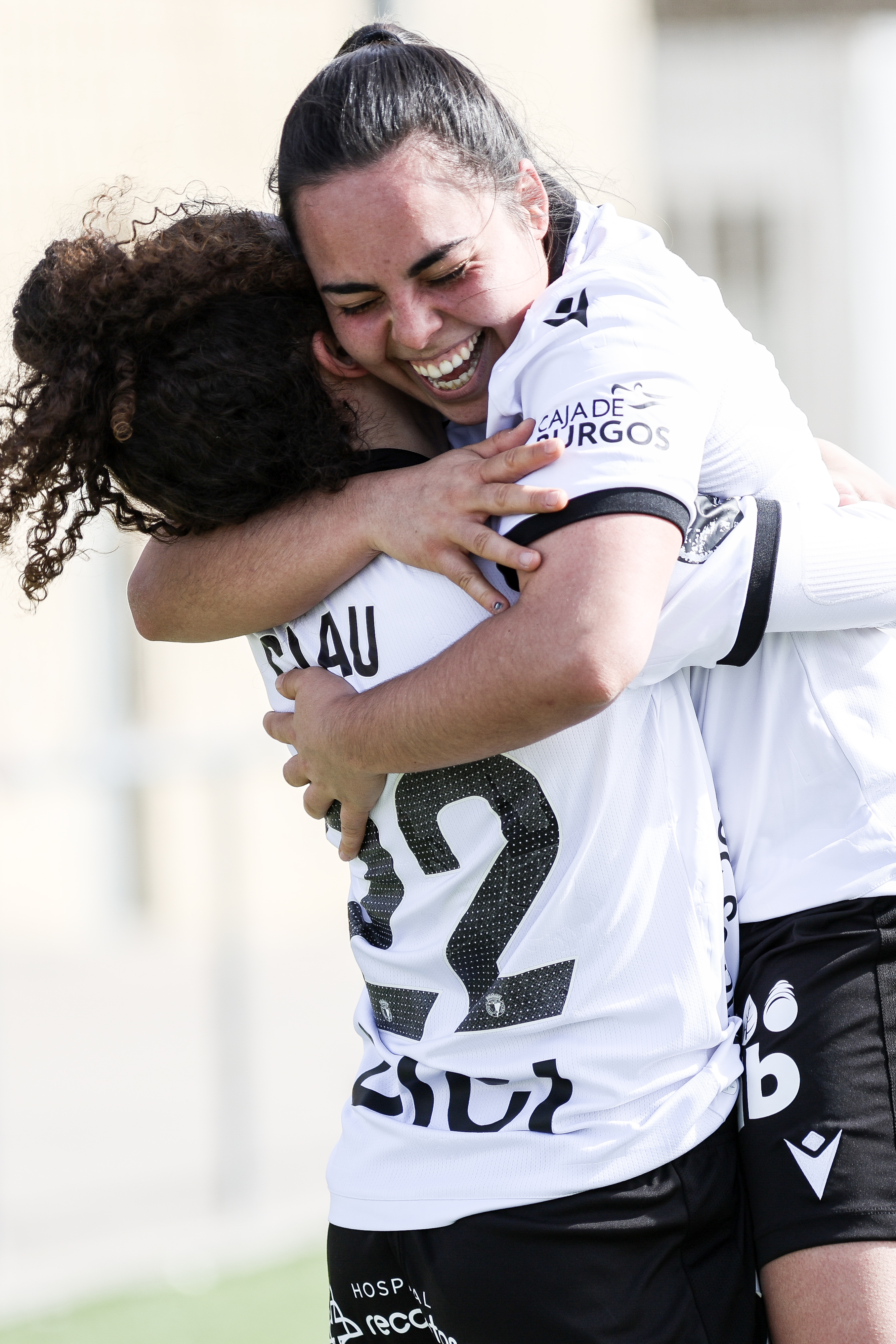 Celebración gol Burgos CF Femenino