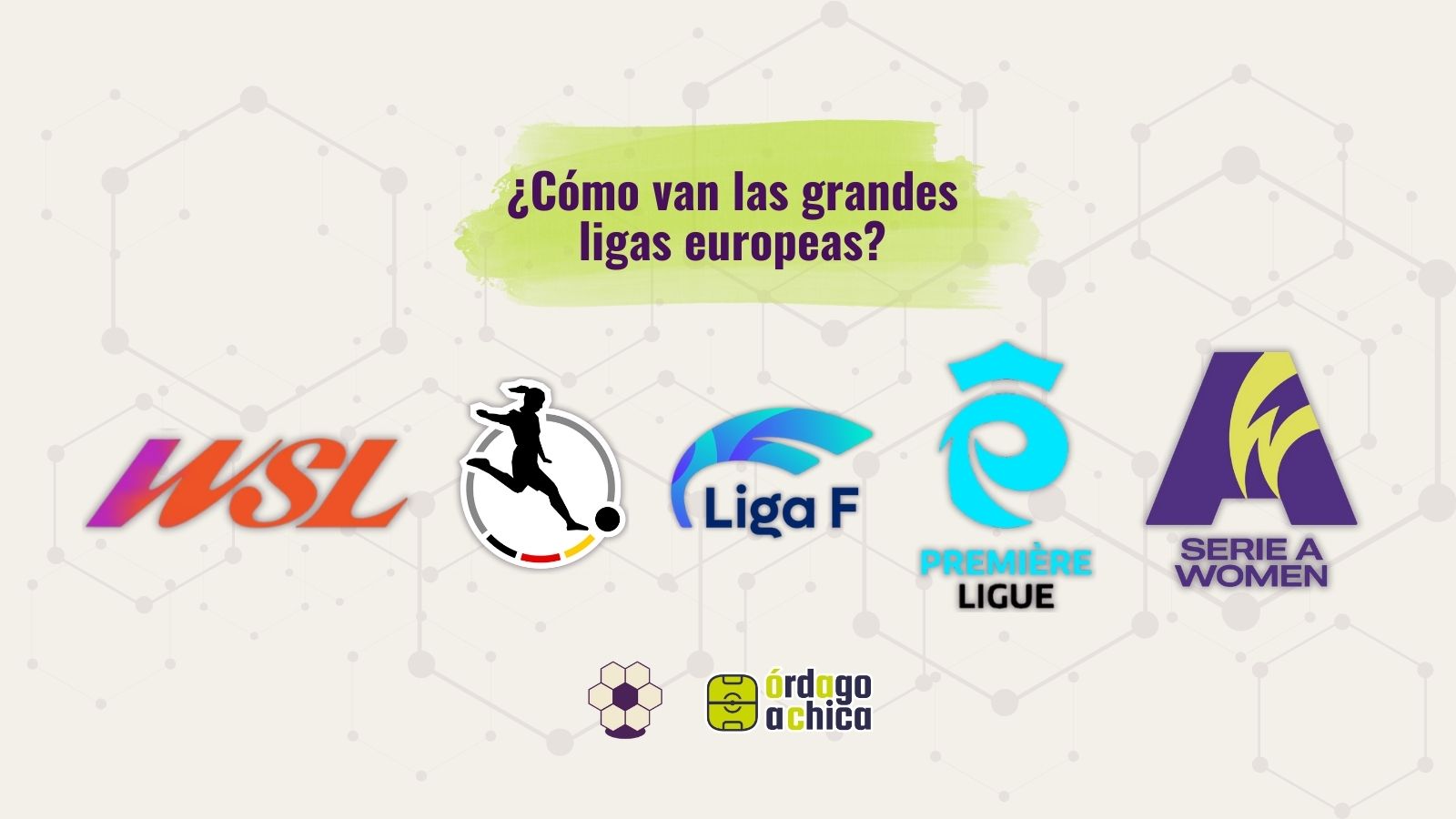Clasificación de las grandes ligas europeas de fútbol femenino 5 febrero