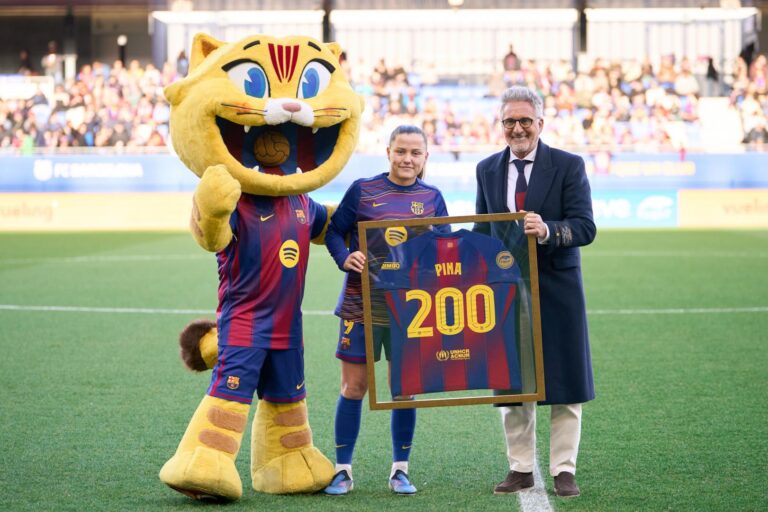 Claudia Pina 200 partidos FC Barcelona