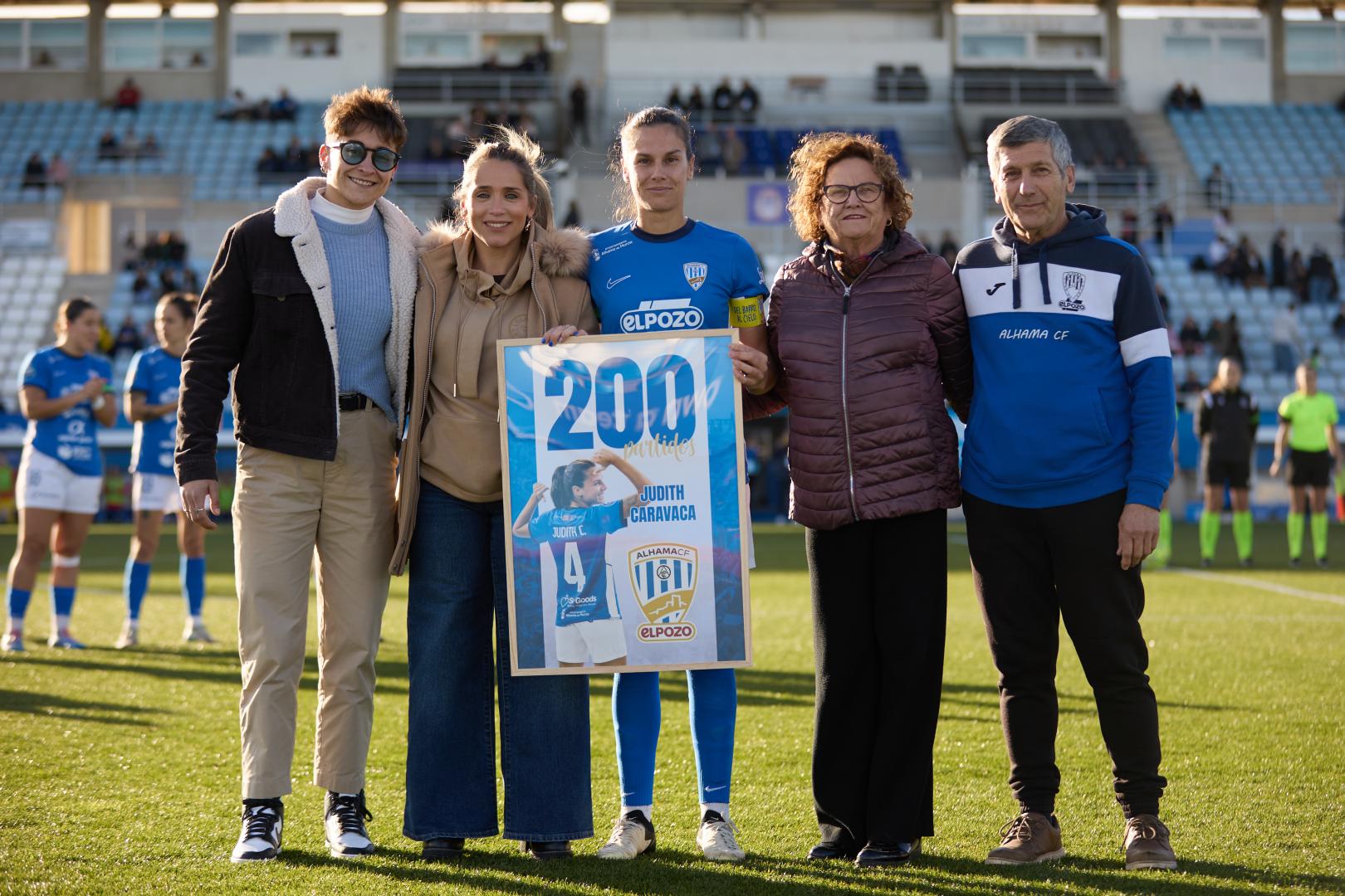 Judith Caravaca cumple 200 partidos con el Alhama