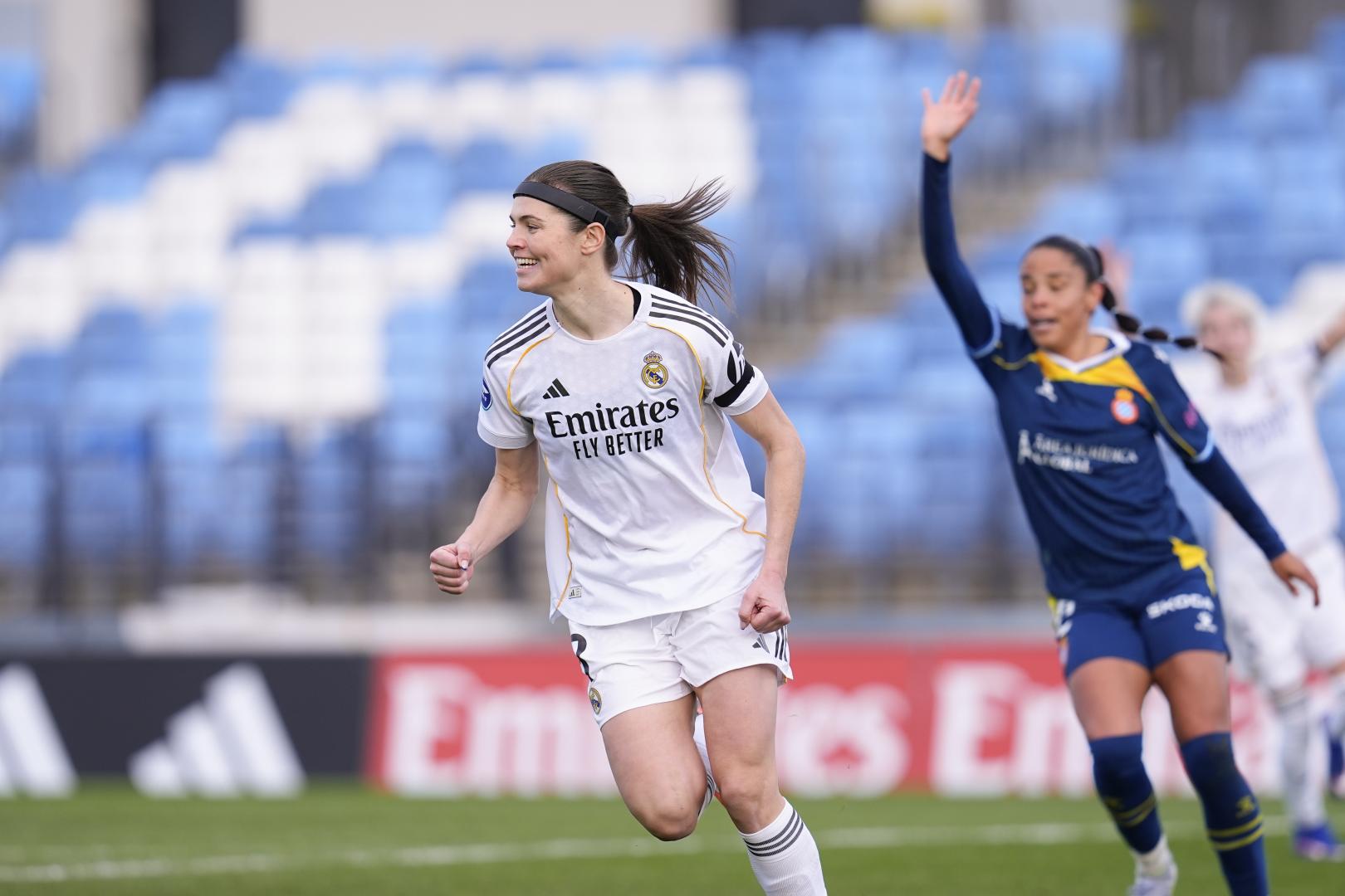 Signe Bruun celebra gol Real Madrid