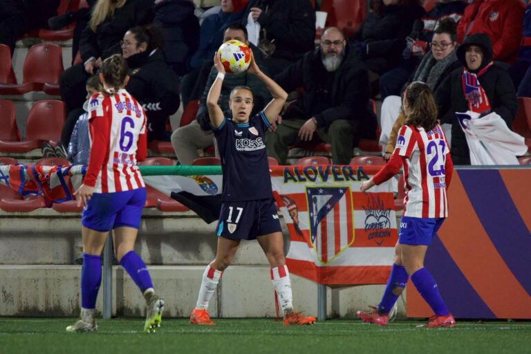 Atlético de Madrid-Athletic, partido de la Copa de la Reina 2026. Foto: Andrea Irure (@shescores_photo)