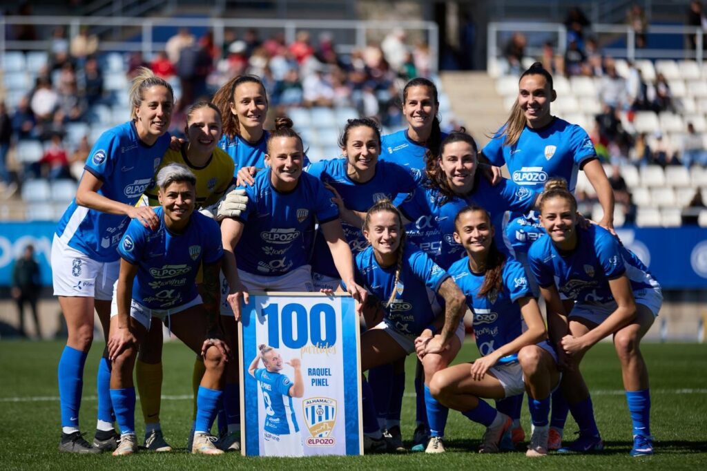 100 partidos de Raquel Pinel con el Alhama CF