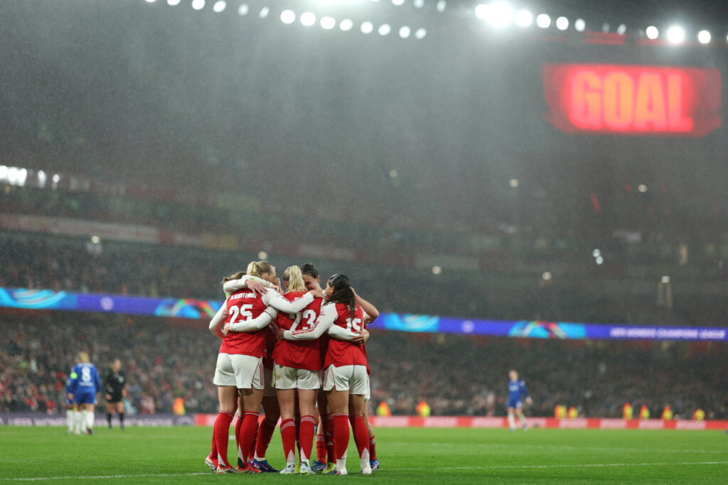 Arsenal v Chelsea - UEFA Women's Champions League 2025/26 Quarter-finals First Leg