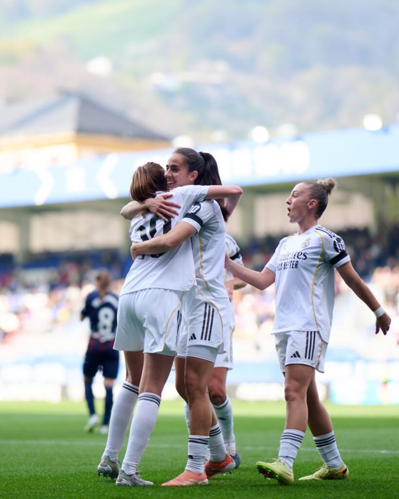 Celebración gol real madrid vs eibar