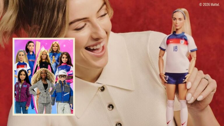 Chloe Kelly entra en el 'Dream Team' de Barbie