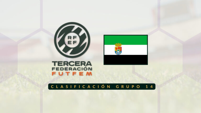 Clasificación Tercera RFEF Femenina - Grupo 14 Extremadura