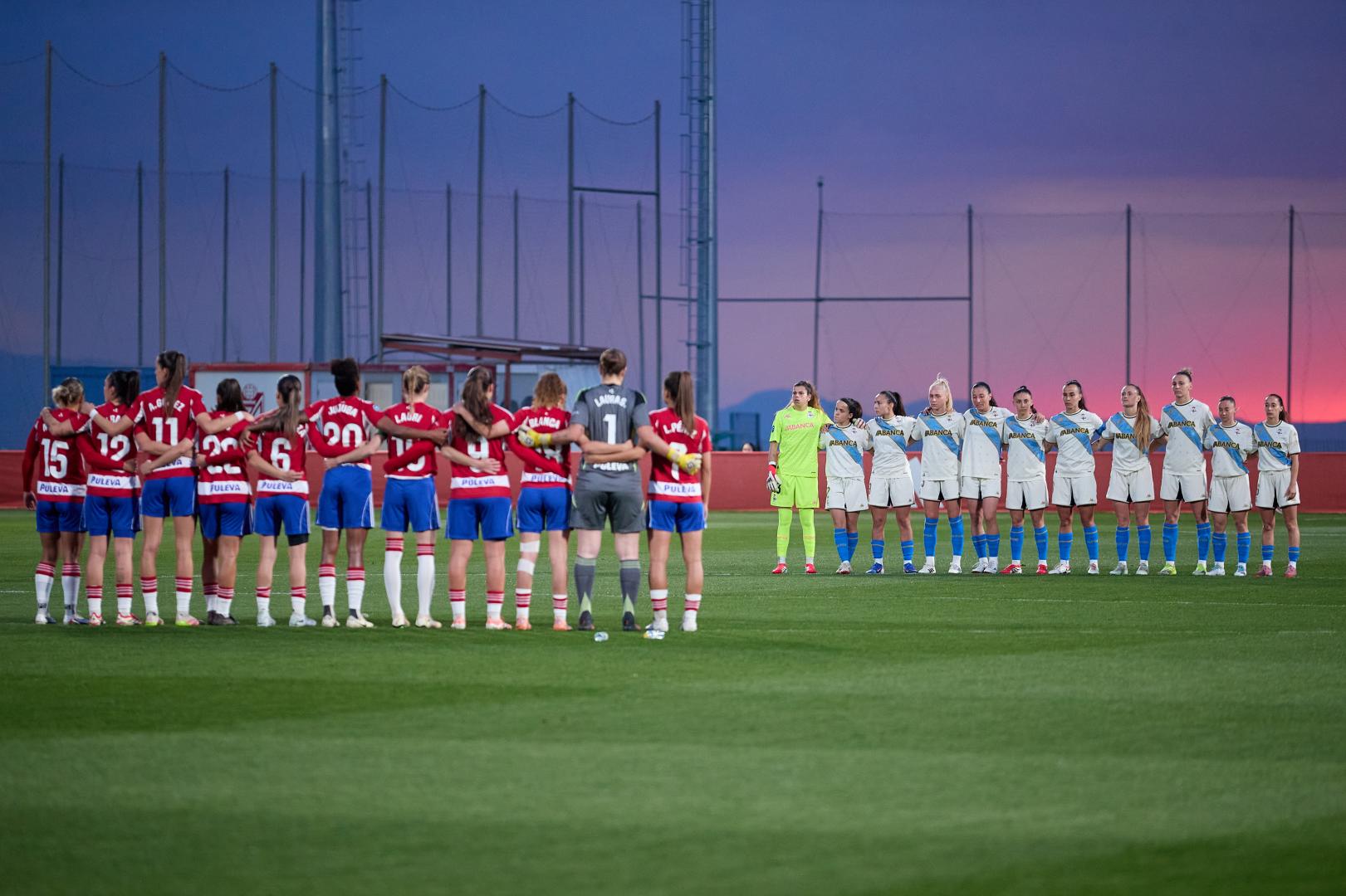 Minuto silencio Granada vs Dépor