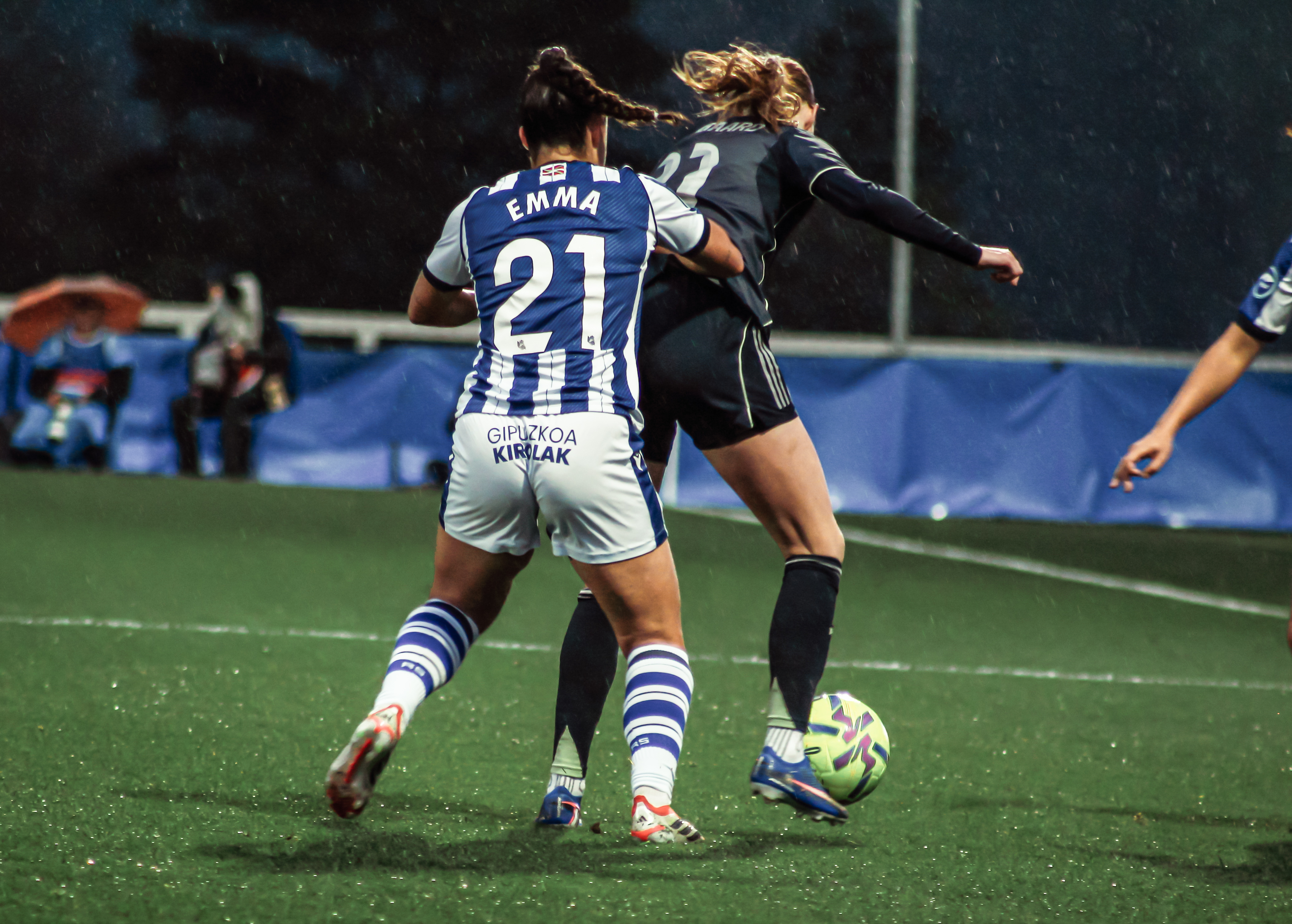 Lance del partido Real Sociedad-Real Madrid, de Liga F 2026. Foto: Nerea (@patatraphoto)