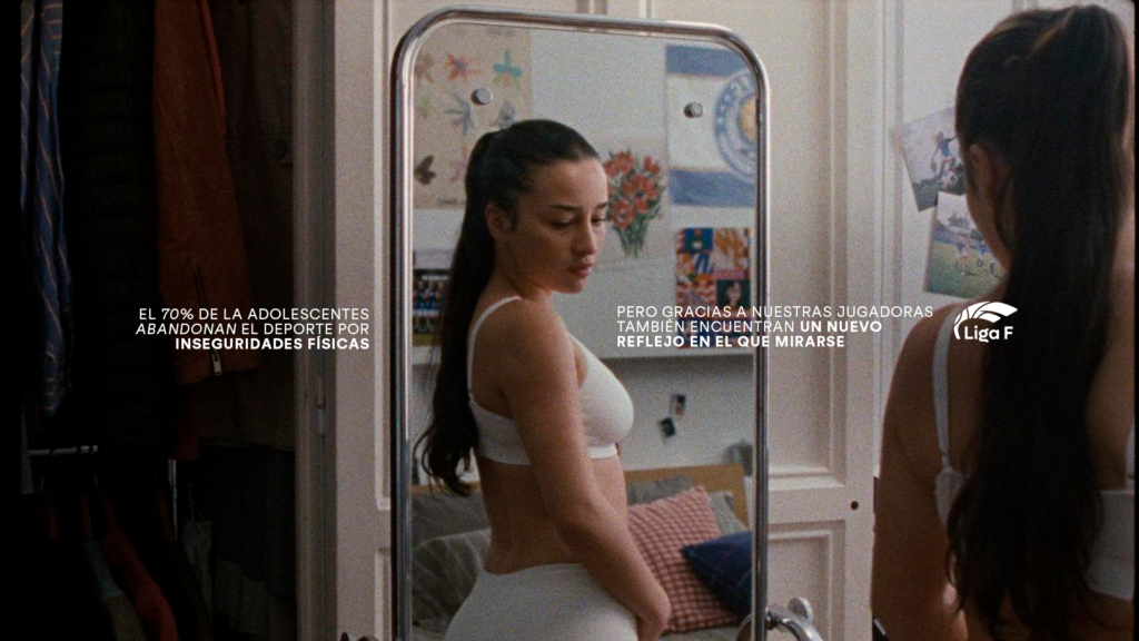 REFLEJOS. El spot de Liga F por el 8M