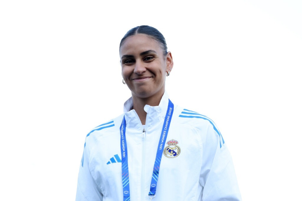 Maelle Lakrar Real Madrid CF - UEFA Women's Champions League 2025/26 Quarter-finals First Leg
