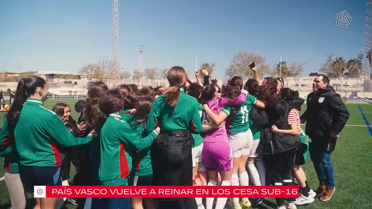 País Vasco vuelve a reinar en los CESA sub-16 0-4 screenshot