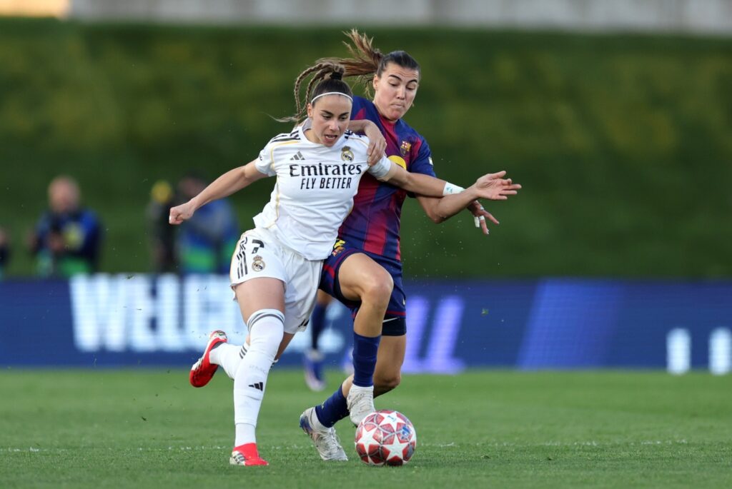 Athenea Real Madrid CF v Patri Guijarro FC Barcelona - UEFA Women's Champions League 2025/26 Quarter-finals First Leg